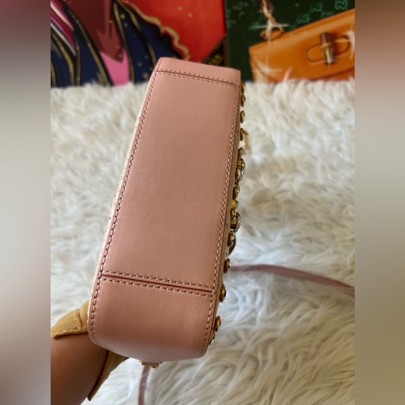 MCM SOARING HEART SWAROVZKI CAMERA BAG  in SNAKESKIN - Picture 14 of 16